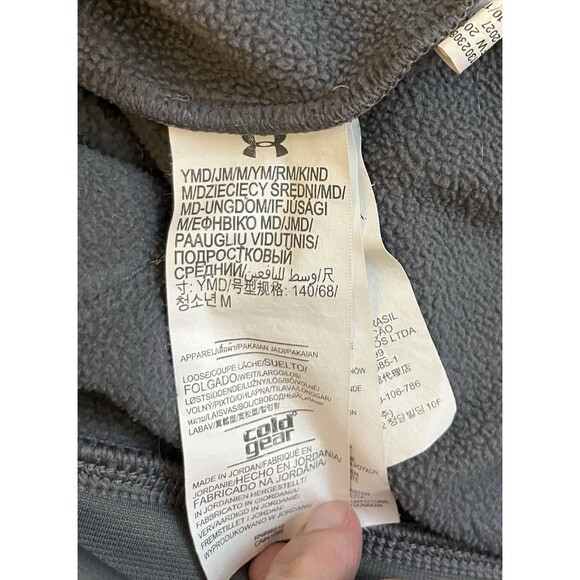 UNDER ARMOUR HOODIE GRAPHIC BOYS LOOSE FIT CONTRAST SLEEVES Youth Size Médium - Picture 6 of 7